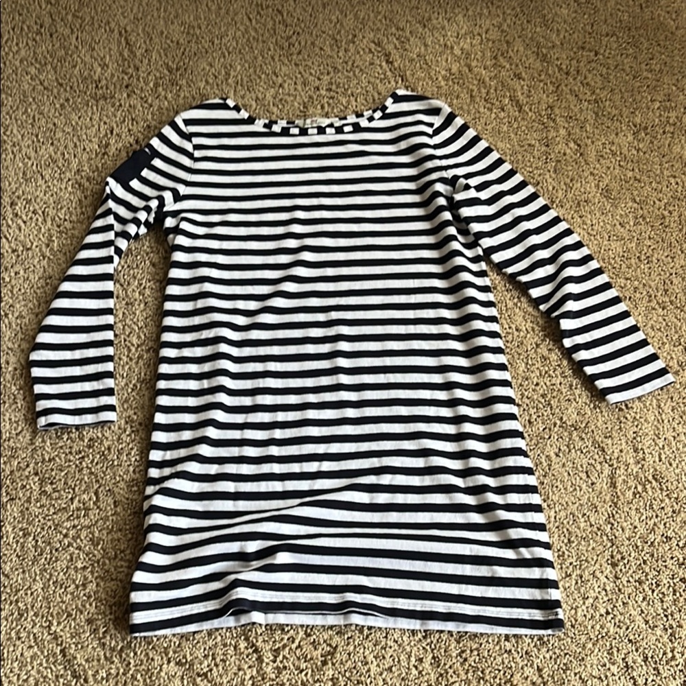 Vineyard Vines Navy and White Striped dress